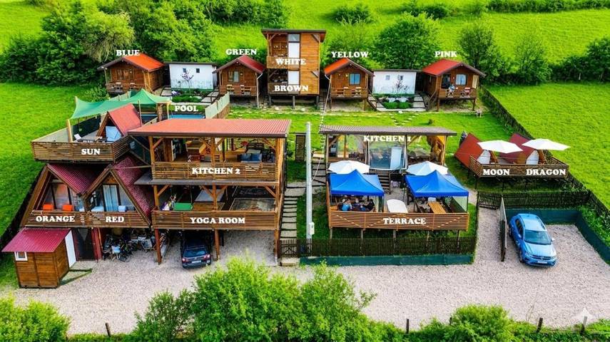 Kemping dla 2 osób, z Balkon i Taras oraz Ogród i Basen w Bośnia i Hercegowina