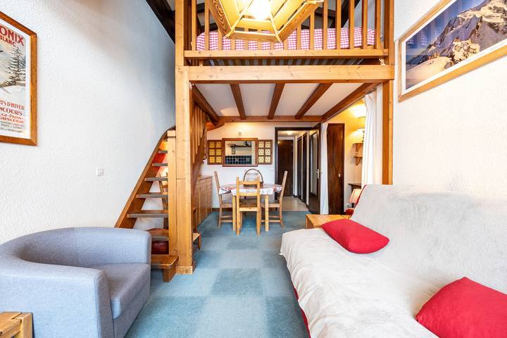 Ganze Wohnung, Ferienwohnung 'Au Pied Des Pistes' mit Bergblick und Balkon in Notre-Dame-de-Bellecombe, Albertville und Umgebung
