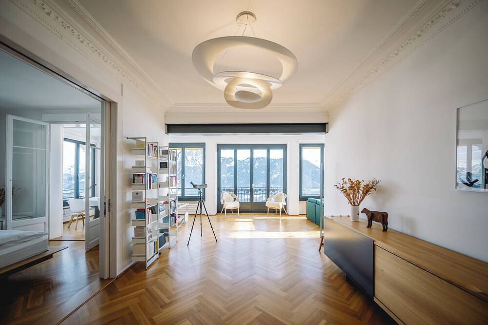 Ganze Wohnung, Design mountain retreat with panoramic views in Leysin, Alpes Vaudoises
