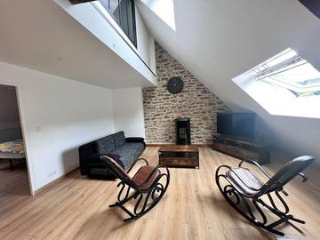 Gîte pour 7 personnes, avec vue à Moncontour
