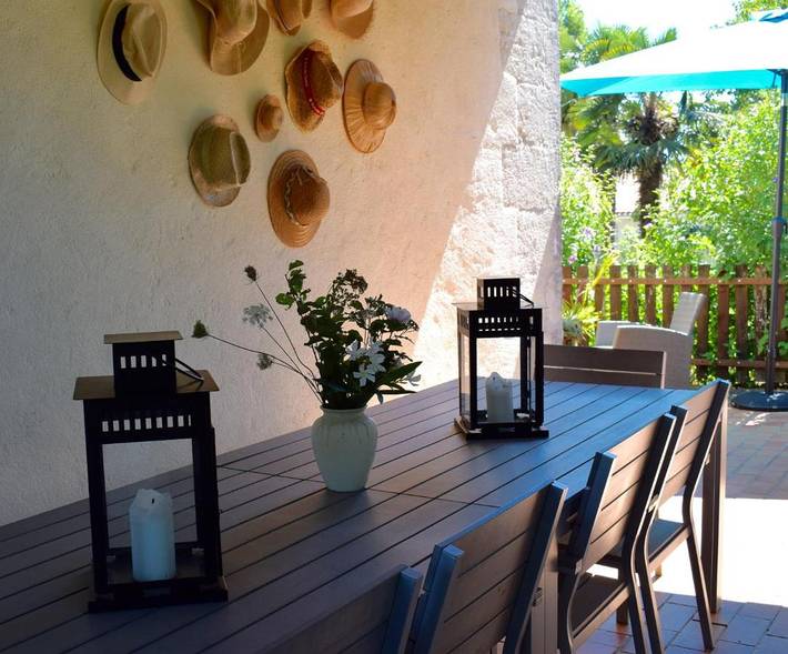 Location de vacances pour 14 personnes, avec terrasse et piscine ainsi que vue et jardin, animaux acceptés à Saint-Vallier - 4