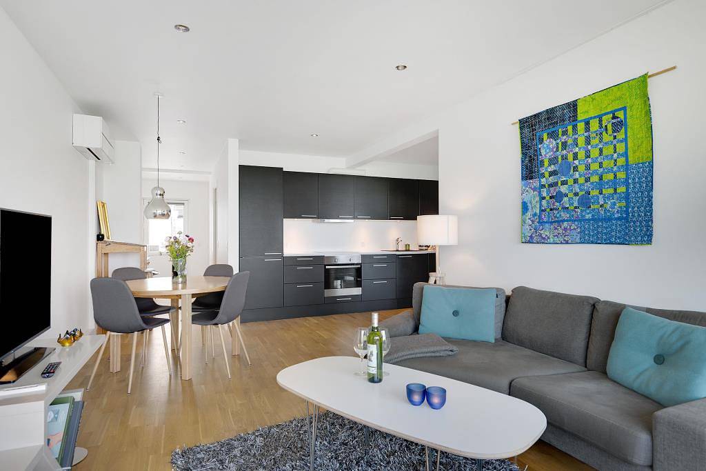 Schöne Ferienwohnung mit Blick auf Ebeltoft Bucht und nur wenige Gehminuten vom Stadtzentrum entfernt  in Ebeltoft (Stadt), Ebeltoft