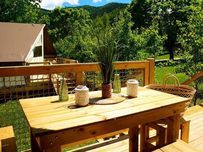 Camping pour 5 personnes, avec bassin pour enfant dans la Drôme - 4