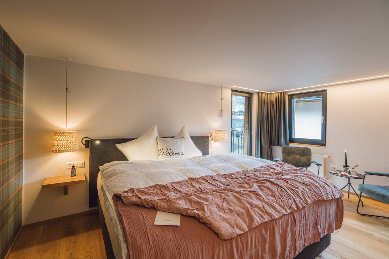 Boutiquehotel Walliserkanne - Doppelzimmer in Grächen, Walliser Alpen