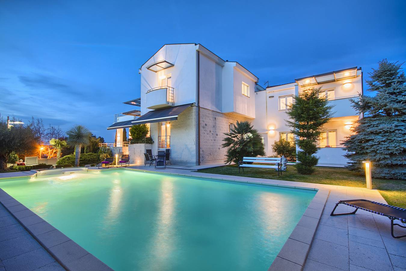 Villa für 12 Personen mit Pool in Medulin, Südküste Istrien