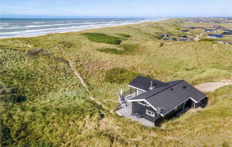 Ferienhaus für 6 Personen, mit Whirlpool und Terrasse sowie Garten und Sauna in Årgab