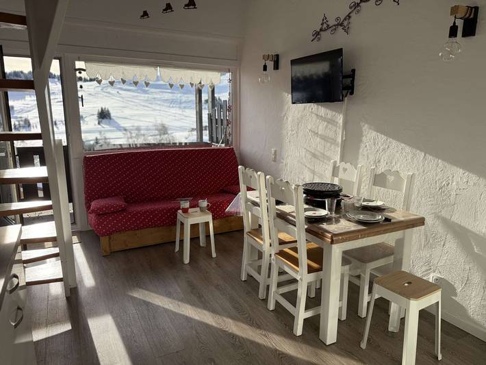 Location de vacances pour 6 personnes, avec Balcon à Hauteluce