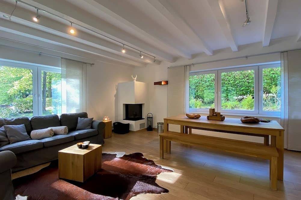 Haus am See: Lake View. Private Sauna. Fireplace. Pure Nature. in Heimbach, Rureifel (Nordrhein-westfalen)