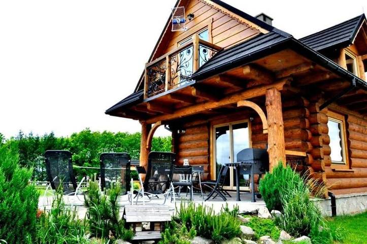 Dom dla 11 osób, z Balkon i Jacuzzi oraz Taras i Ogród w Czorsztyn