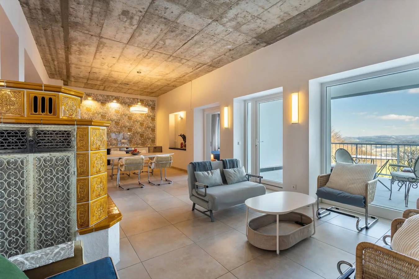 Geheel appartement, Appartement 'Suiten Im Alten Berghotel Franziska' met Uitzicht op de Bergen, Gedeelde Tuin en Wi-Fi in Eslohe, Hochsauerlandkreis