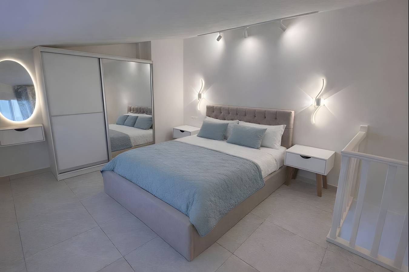 Villa 'Aqua Blue 1' mit Meerblick und privatem Pool in Karpathos