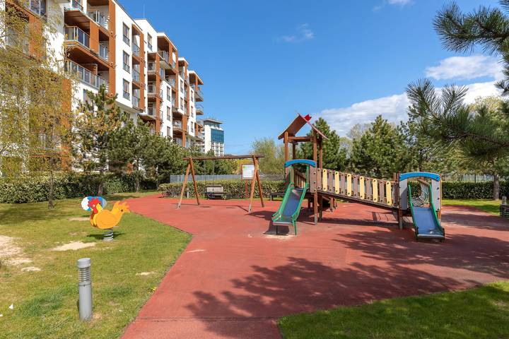 Ganze Wohnung, Cozy Apartment | Balcony, Gym, 180 m to the Beach in Kolberg, Baltic Sea Pomerania