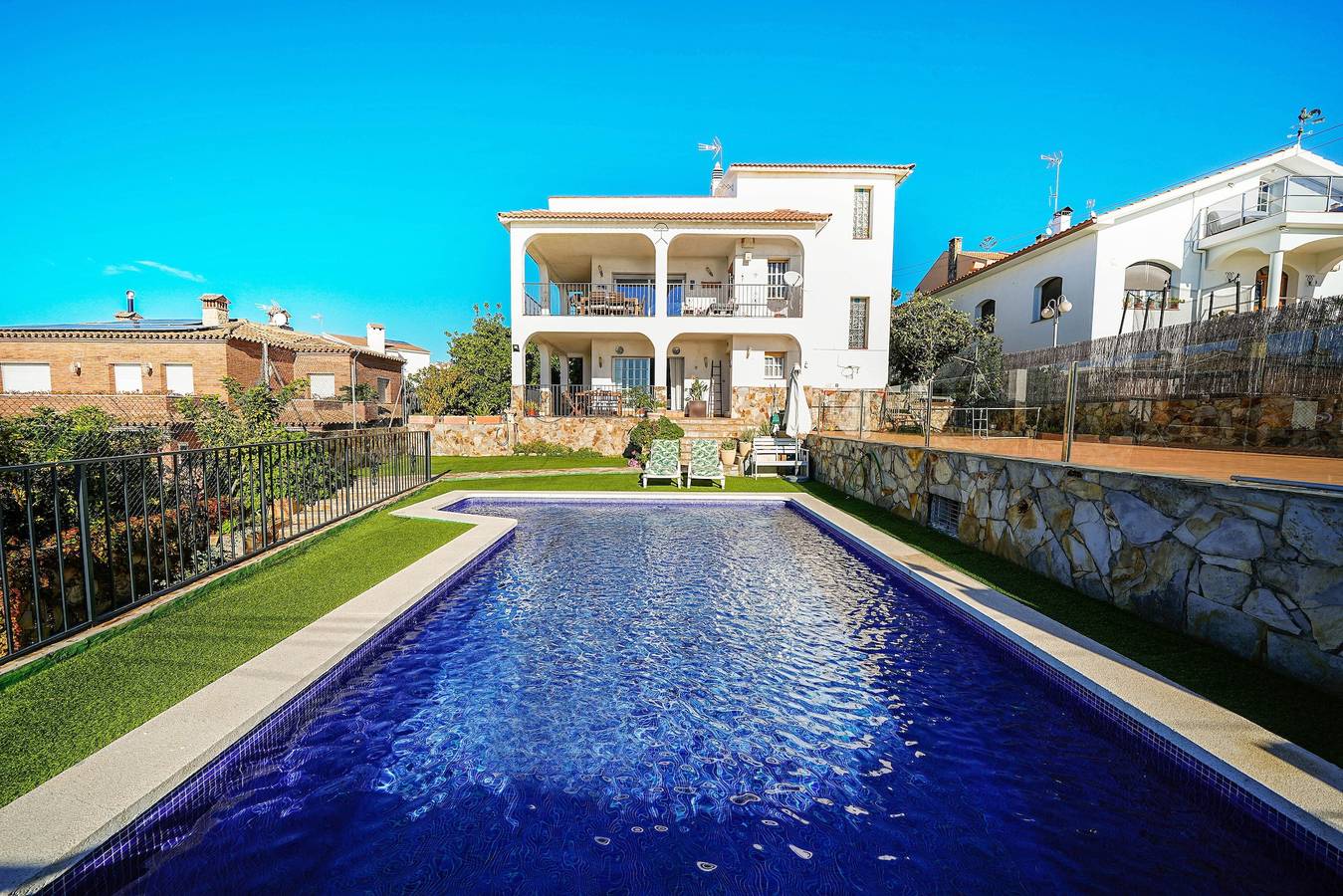Ferienhaus 'Villa Mar' mit Meerblick, privatem Pool und Wlan in el Masnou, Costa del Maresme