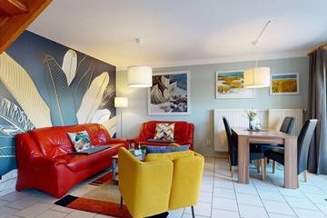 Ferienhaus für 5 Personen, mit Terrasse und Balkon/Terrasse, mit Haustier in Lancken-Granitz