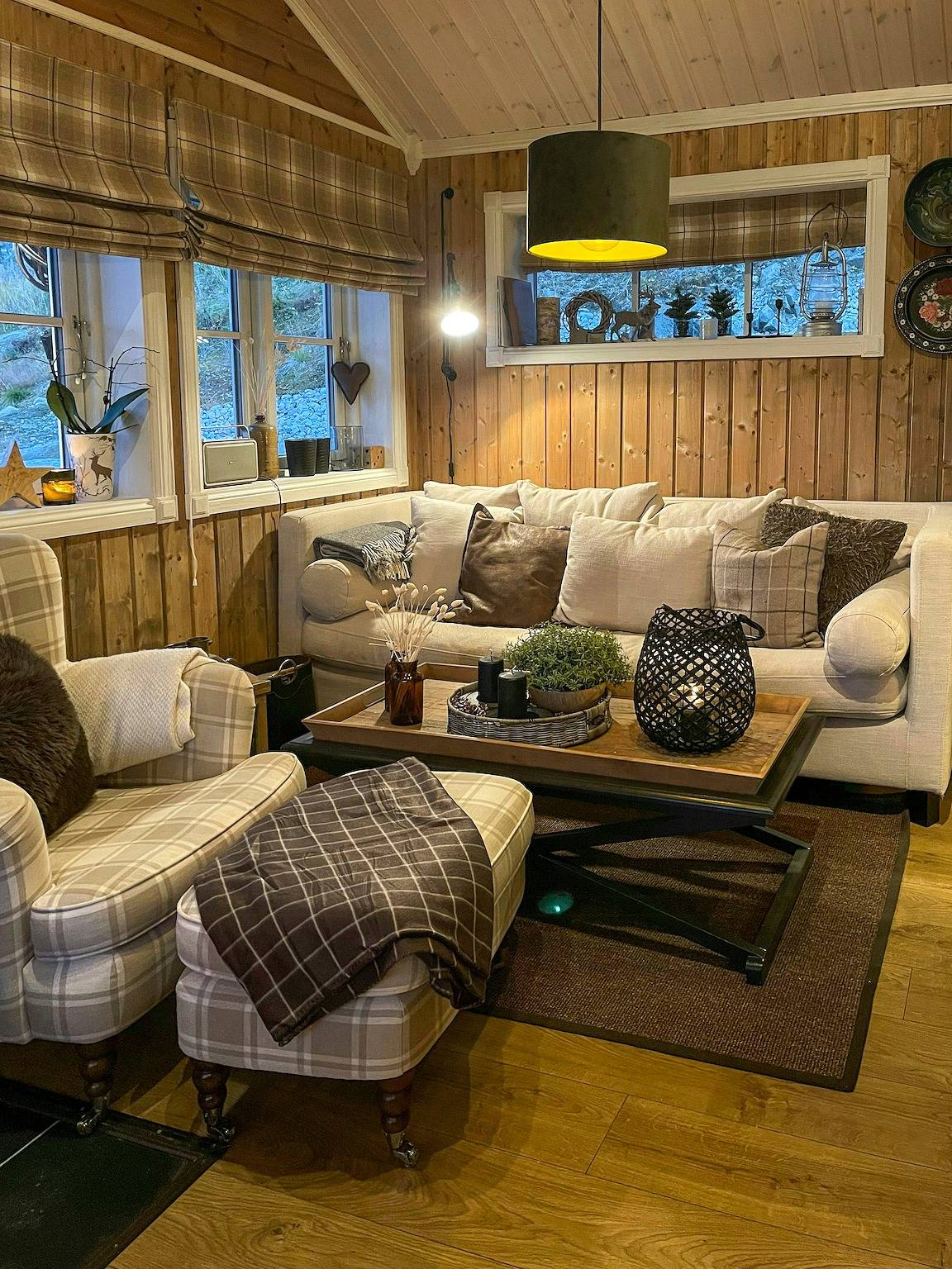 Blockhütte am Fuße des Hallingskarvet in Hol