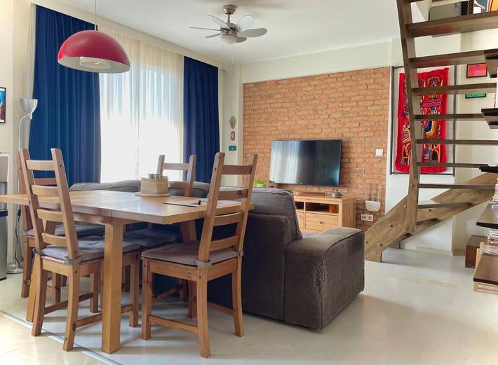 Loft voor 4 personen, with Balkon and Terras as well as Uitzicht in Istanbul