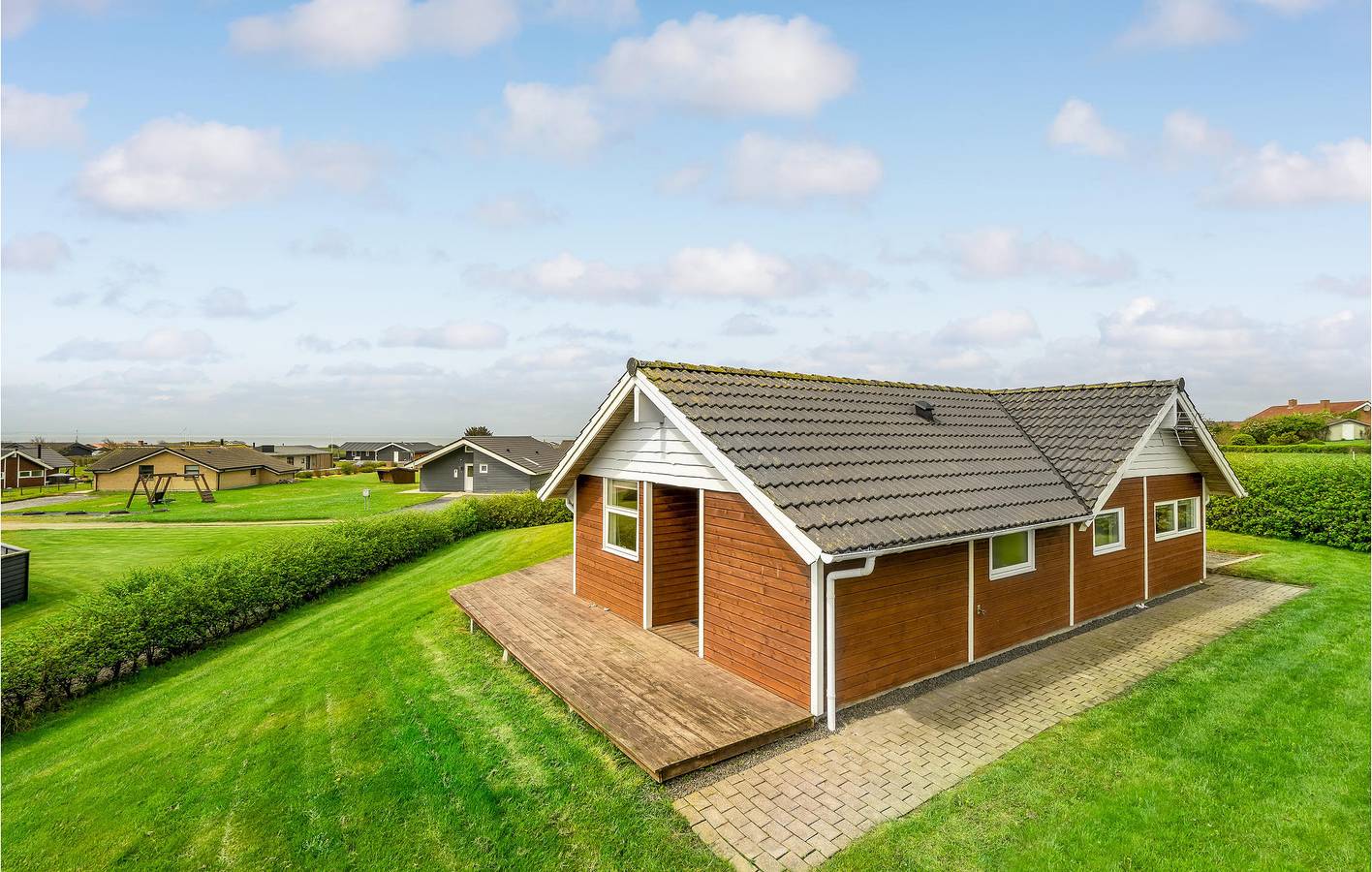 Ferienhaus für 6 Personen mit Terrasse in Ejsingholm, Limfjord in Westjütland