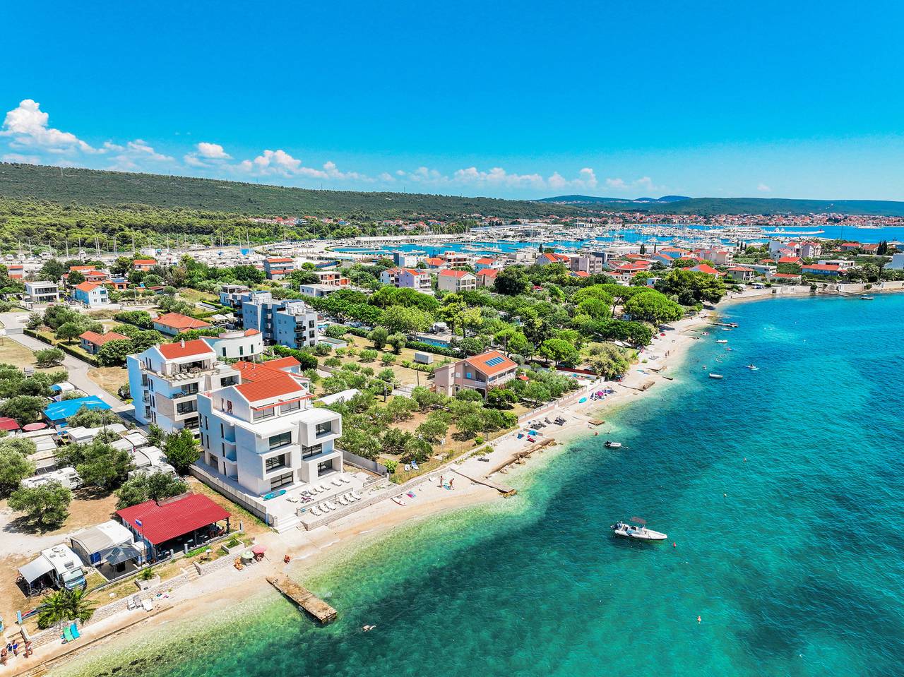 Ganze Wohnung, Dʻart Villa Apartment A3- two bedroom first floor in Bibinje, Zadar