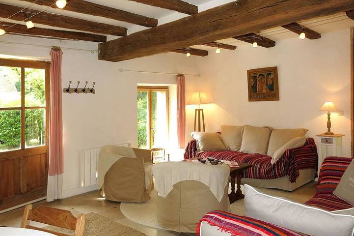 Maison de vacances pour 4 personnes, avec jardin à Onzain