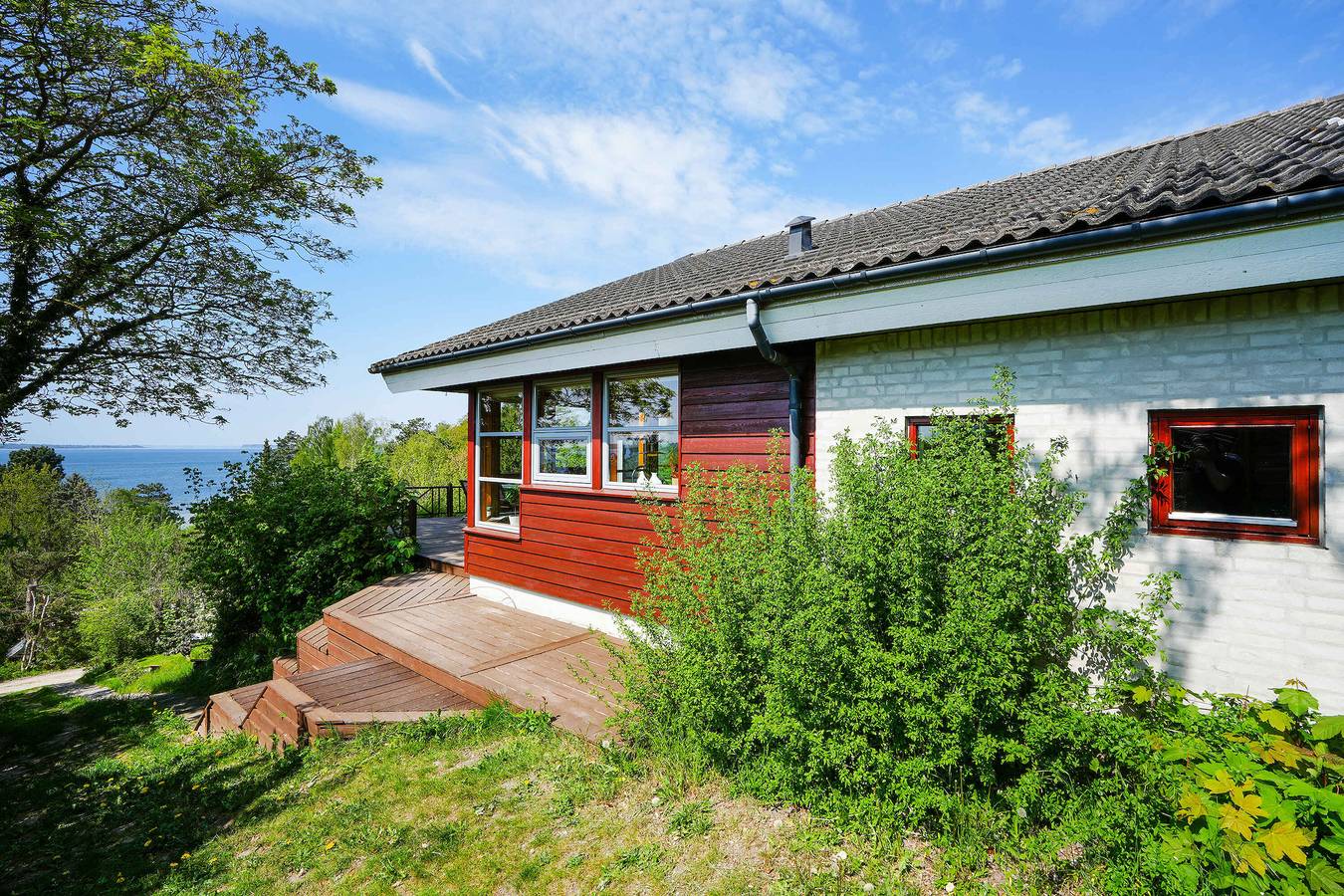 Ferienhaus mit schöner Aussicht auf den Fjord in Kregme, Hovedstaden
