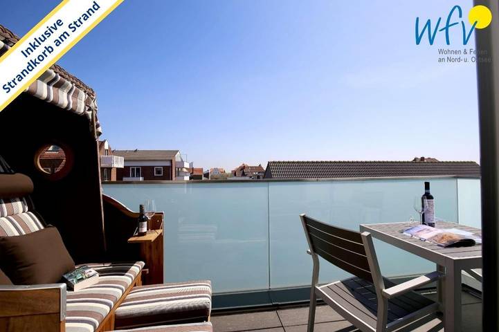 Ferienwohnung für 4 Personen, mit Balkon, mit Haustier auf Wangerooge