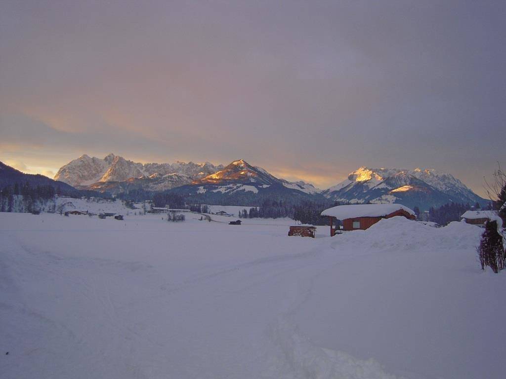 Apartamento de férias inteiro, Apartment "Kaiserblick" /1 Schlafraum/Dusche, Wc in Kossen, Montes do Kaiser