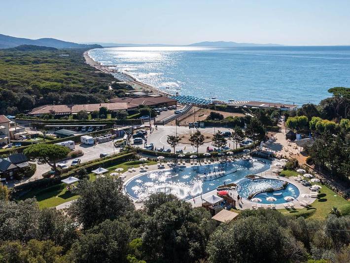 Casa mobile per 4 persone, con Piscina per bambini e Piscina in Maremma