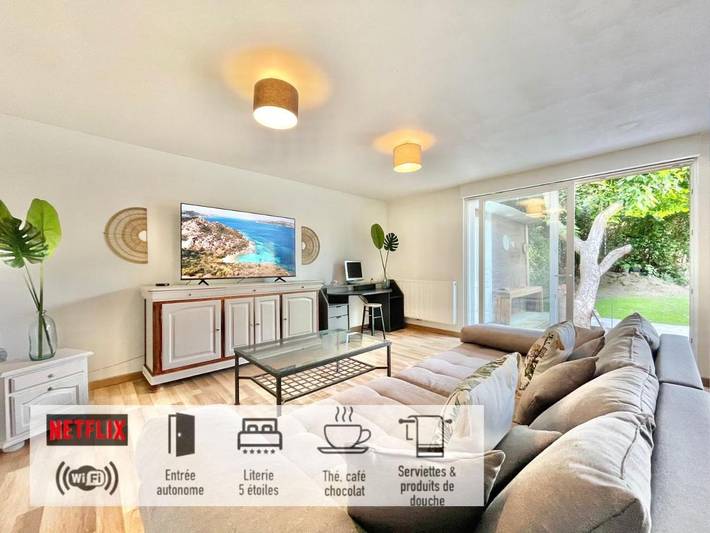 Location de vacances pour 5 personnes, avec terrasse à Mons-en-Barœul