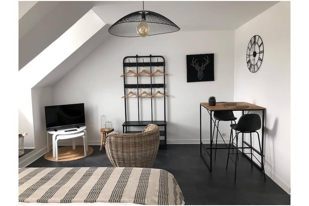 Entire apartment, Charming Studio Facing the Port and 100 m from the Beach in Binic, Côte de Goëlo