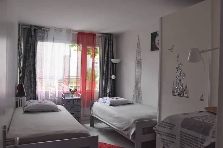 Gîte pour 5 personnes, avec balcon à Vincennes - 4