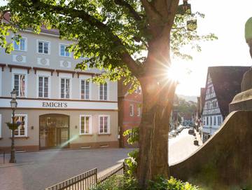 Hotel für 2 Personen, mit Terrasse und Ausblick in Amorbach