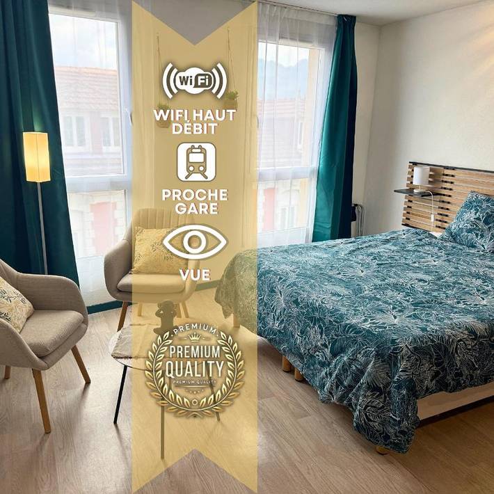 Gîte pour 3 personnes, avec vue dans Gare De Lourdes