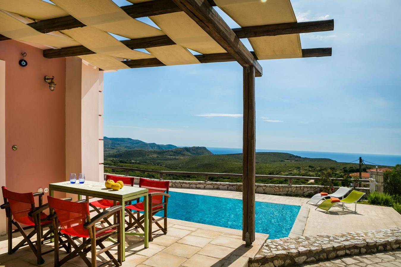 Villa 'Country  Atheras' with Sea View, Wi-Fi and Air Conditioning in Kefalonia