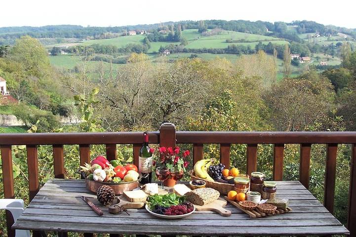 Maison de vacances pour 6 personnes, avec jardin et balcon à Belvès