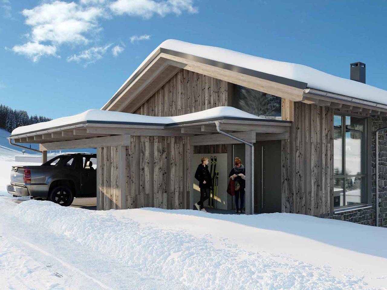 Very spacious ski in-ski out chalet with a sauna in St. Lambrecht, Western Upper Styria