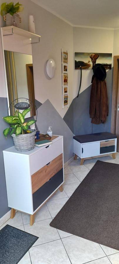 Ferienwohnung für 4 Personen, mit Garten und Ausblick