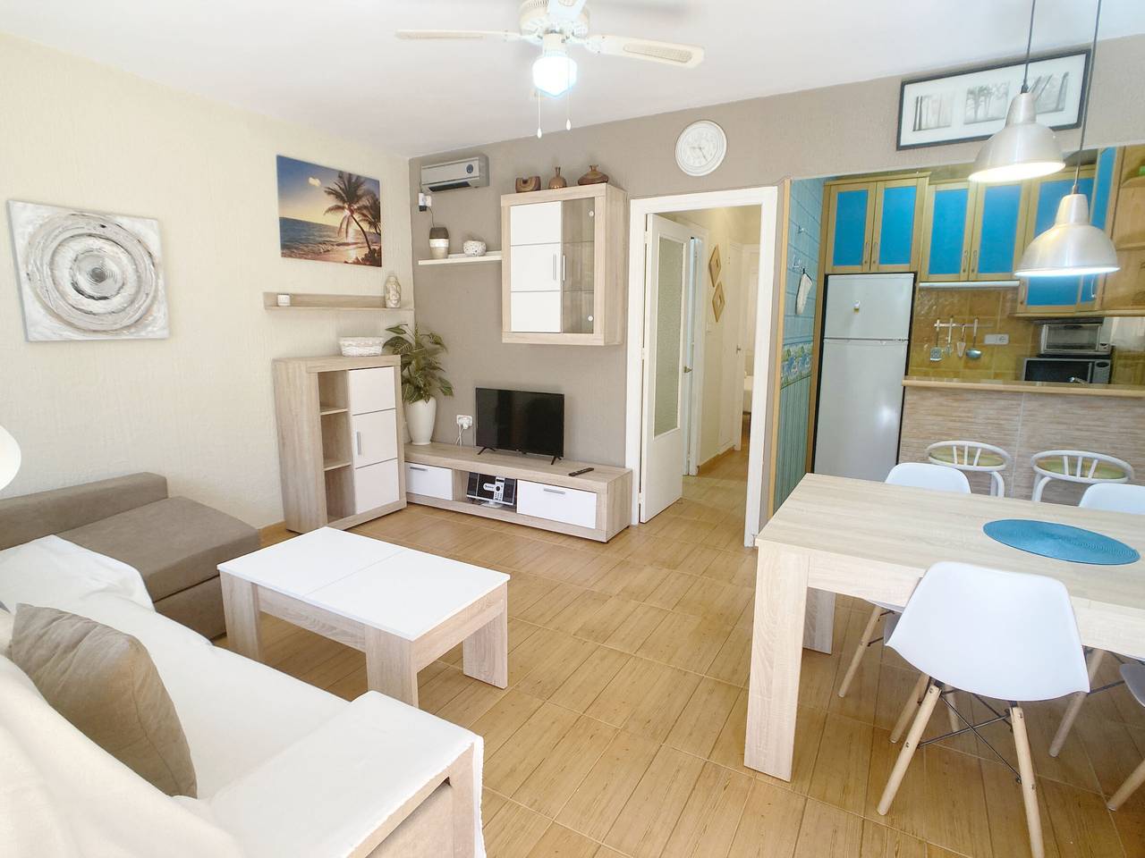 Appartement entier, Appartement en bord de mer avec lave-linge et cuisine - 2km d'El Vivero in La Manga del Mar Menor, Mar Menor