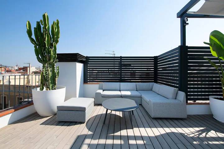 Loft voor 3 personen, met terras in Barcelona