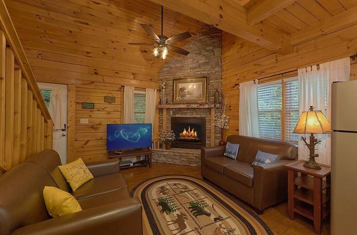 Glamping for 7 people, with hot tub and pool as well as terrace, with pets in Gatlinburg