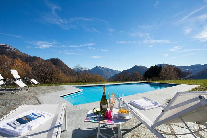 Villa La Betulla in Cerano Intelvi, Lake Como