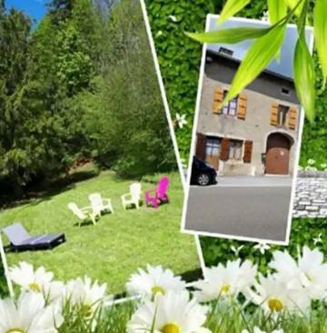 Gîte pour 4 personnes, avec jardin et terrasse à Bonlieu