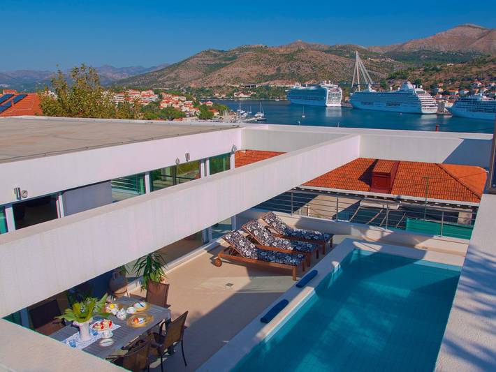 Ferienhaus für 8 Personen, mit Terrasse und Pool sowie Garten in Dubrovnik - 2