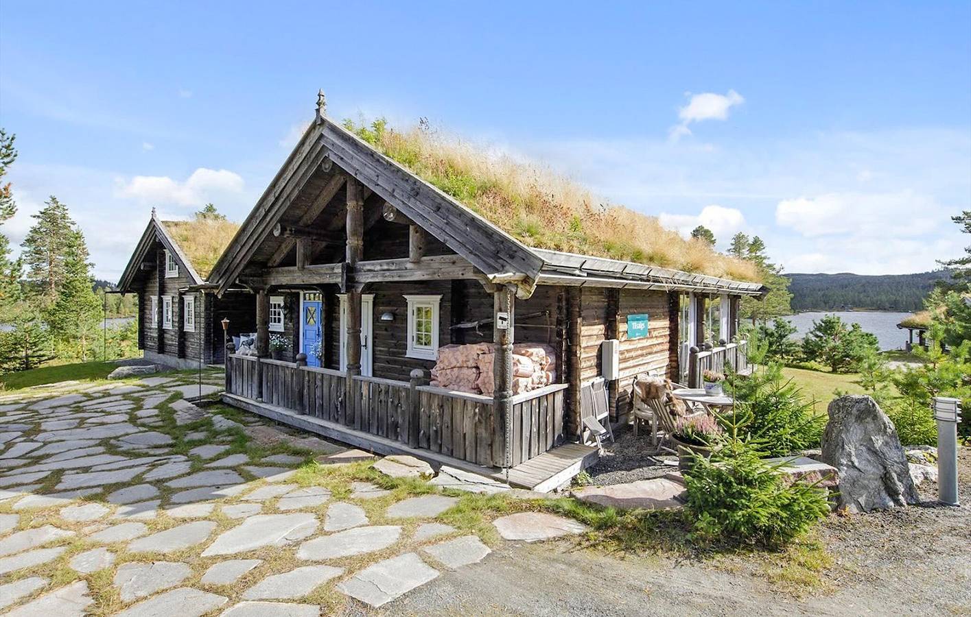 Ferienhaus für 9 Personen mit Garten in Flesberg