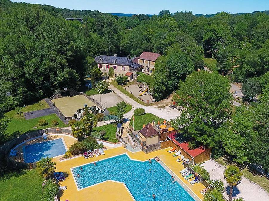 Camping Aqua Viva  - Mobilheim 6 personen - Classic | 3 Schlafz. | 6 Pers. | Erhöhte Terrasse | Klimaanlage in Carsac-Aillac, Périgord Noir
