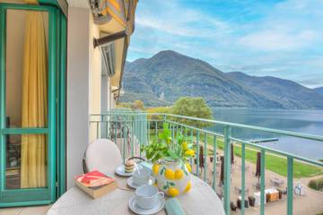 Ferienwohnung für 6 Personen, mit Seeblick und Terrasse in Gemeinde Porlezza