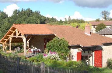 Chambre d’hôte pour 3 personnes, avec jardin à Flavignac