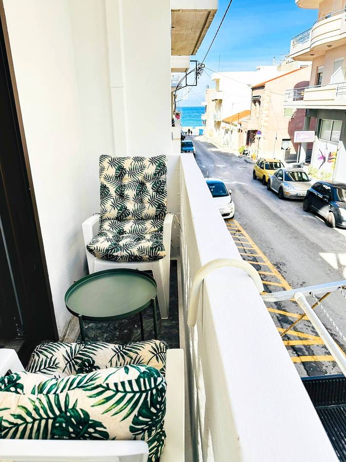 Ferienwohnung für 3 Personen, mit Balkon und Meerblick in Chania - 4