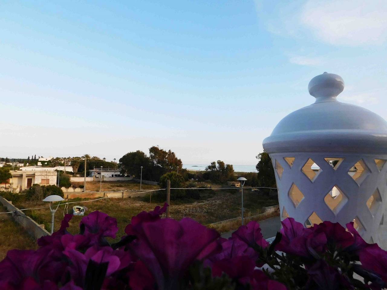 Ferienwohnung 'Mono Vista Mare Dauni' mit Balkon und Klimaanlage in Ugento, Golf von Tarent