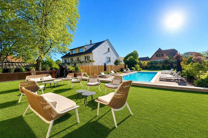 Ferienhaus für 14 Personen, mit Garten und Balkon sowie Pool, kinderfreundlich im Elsass - 2