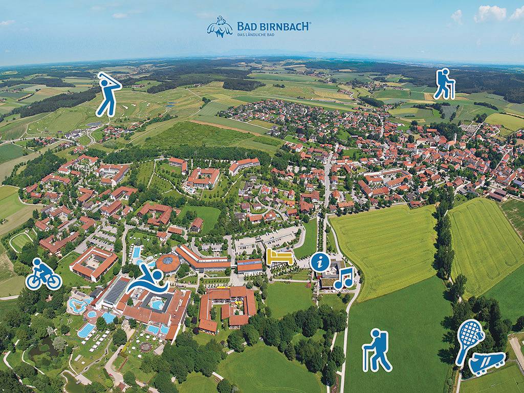 Haus am Kurpark - Appartement mit extragroßem Doppelbett und kostenlosem Wlan in Bad Birnbach, Bayerische Golf und Thermenland